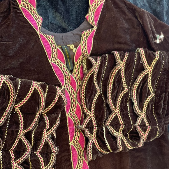 Chocolate, brown charizma velvet, two piece - Picture 2 of 7